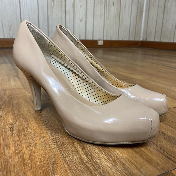 Madden Girl Shoes Madden Girl Getta Stiletto Pumps 75 Nude Patent 3